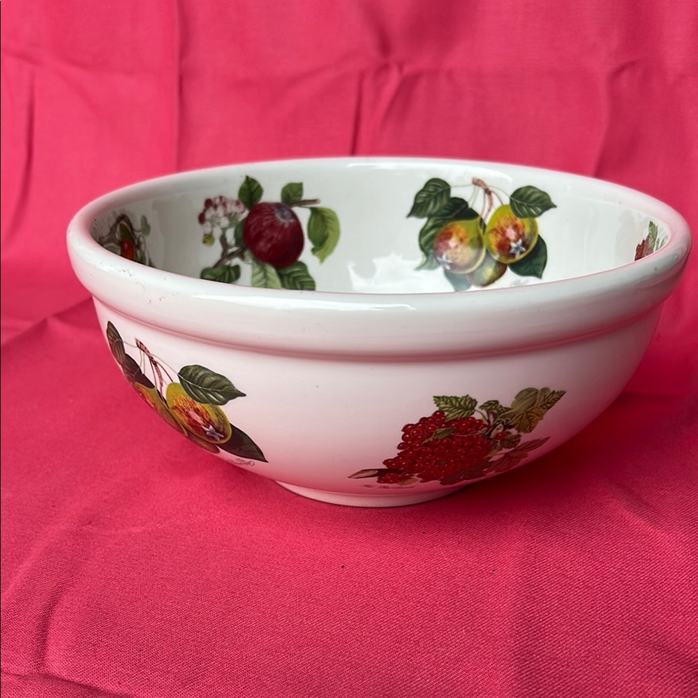 Portmeirion White Bowl with Fruit Design